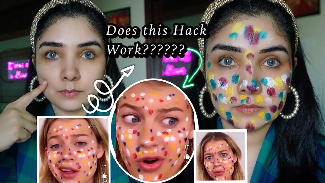 Tiktok Viral Foundation Hacks || Make Your Own Foundation At Home || NISHOO