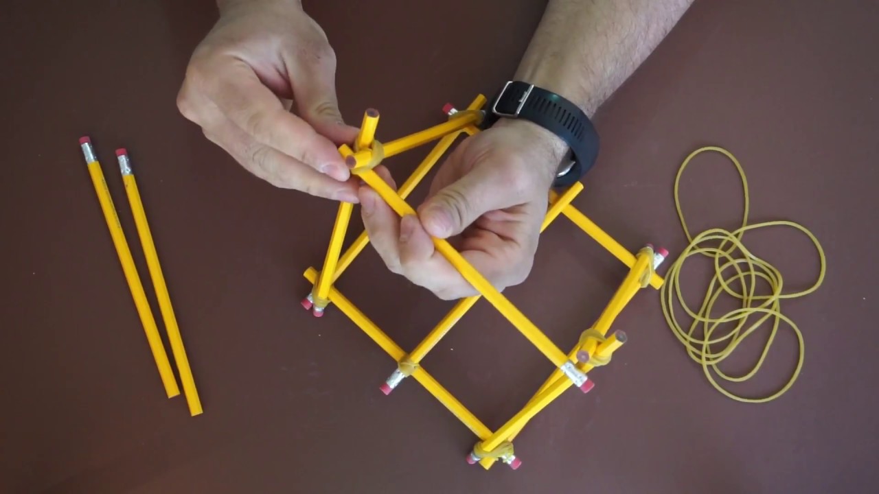 Ancient Weapon - Catapult - made from Pencils