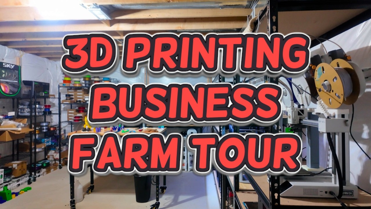 Small 3D Print Business Farm Tour