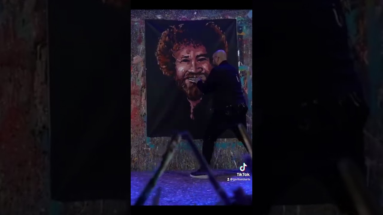 BOB ROSS is STILL winning 🎨 🏆 🌲 #bobross #livepainting #liveart #bobrosspainting