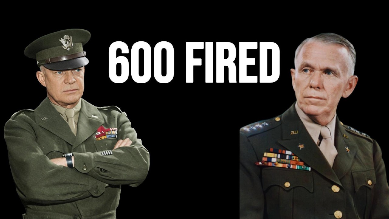 Why General Marshall Fired 600 Officers Before America Entered WWII