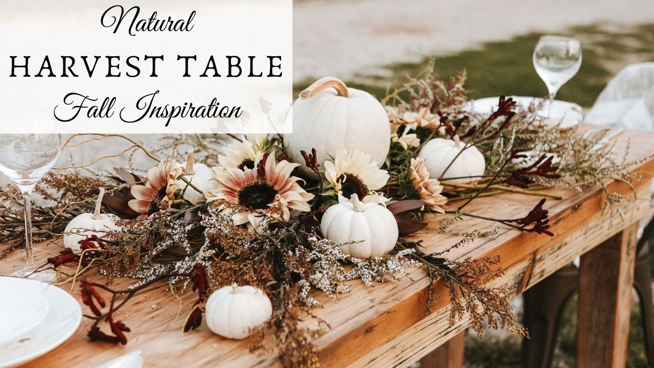 My Fall Farmhouse Tablescape | Harvest Tablescape Inspiration