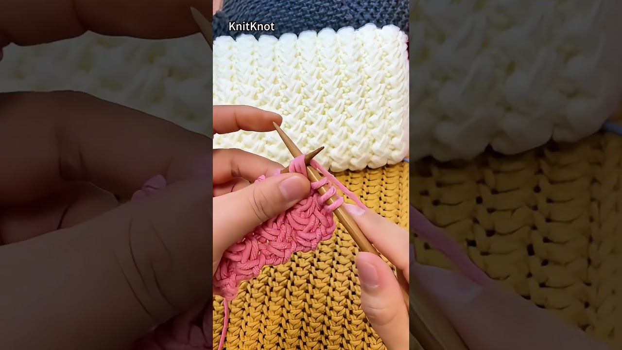 🧣Don't Buy, DIY! Make Your Own Knit Scarf Like a Pro💪How to Knit a Scarf for Beginners #knitting