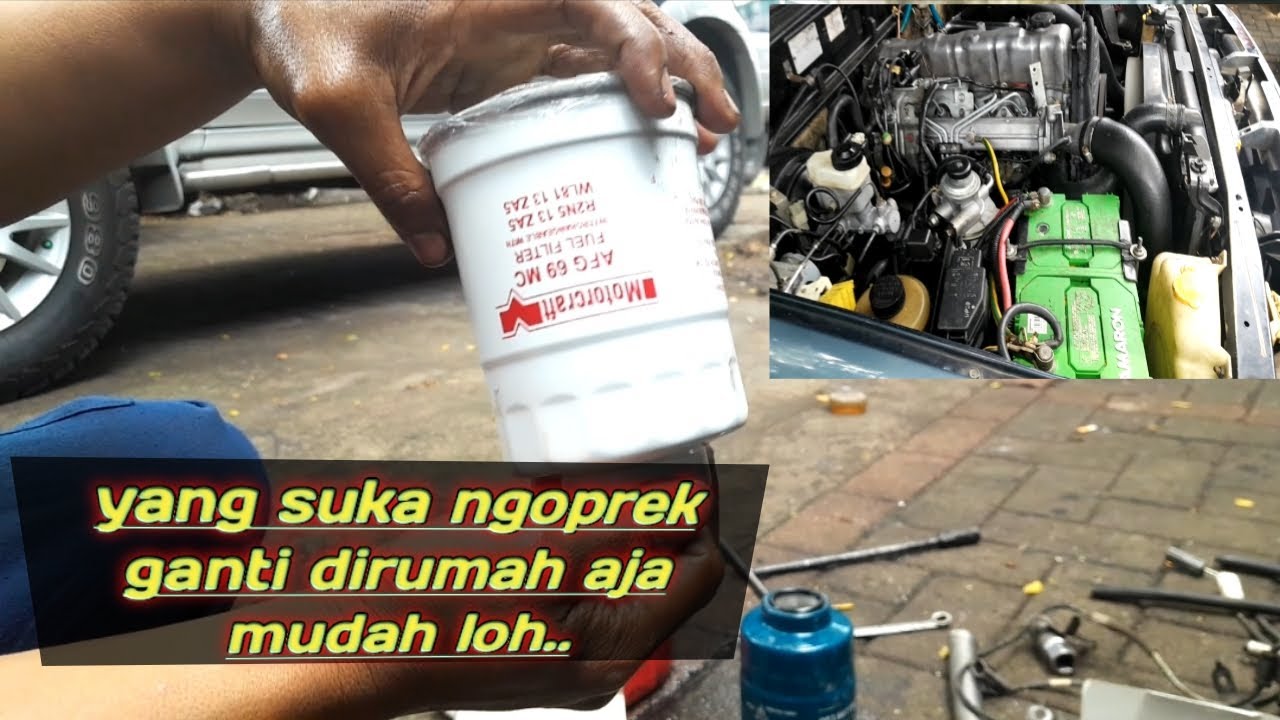 Tutorial cara mengganti filter Solar ford everest