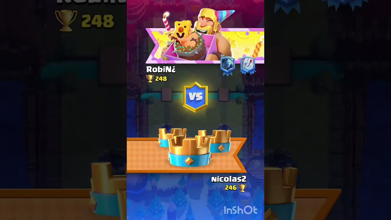 jogando Clash Royale (passei de arena!)