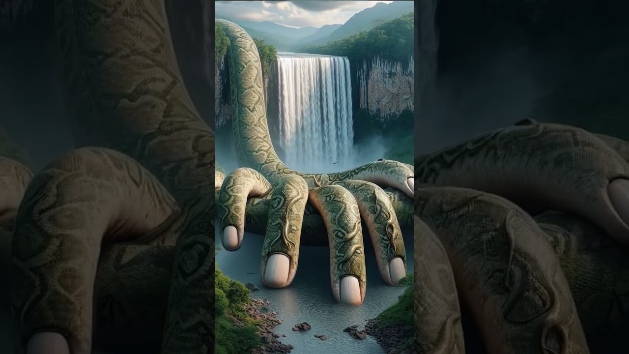 Giant Python Snake King #animation #shortsfeed #snake