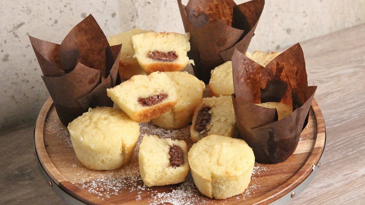 Nutella Stuffed Vanilla Muffins | Episode 1136