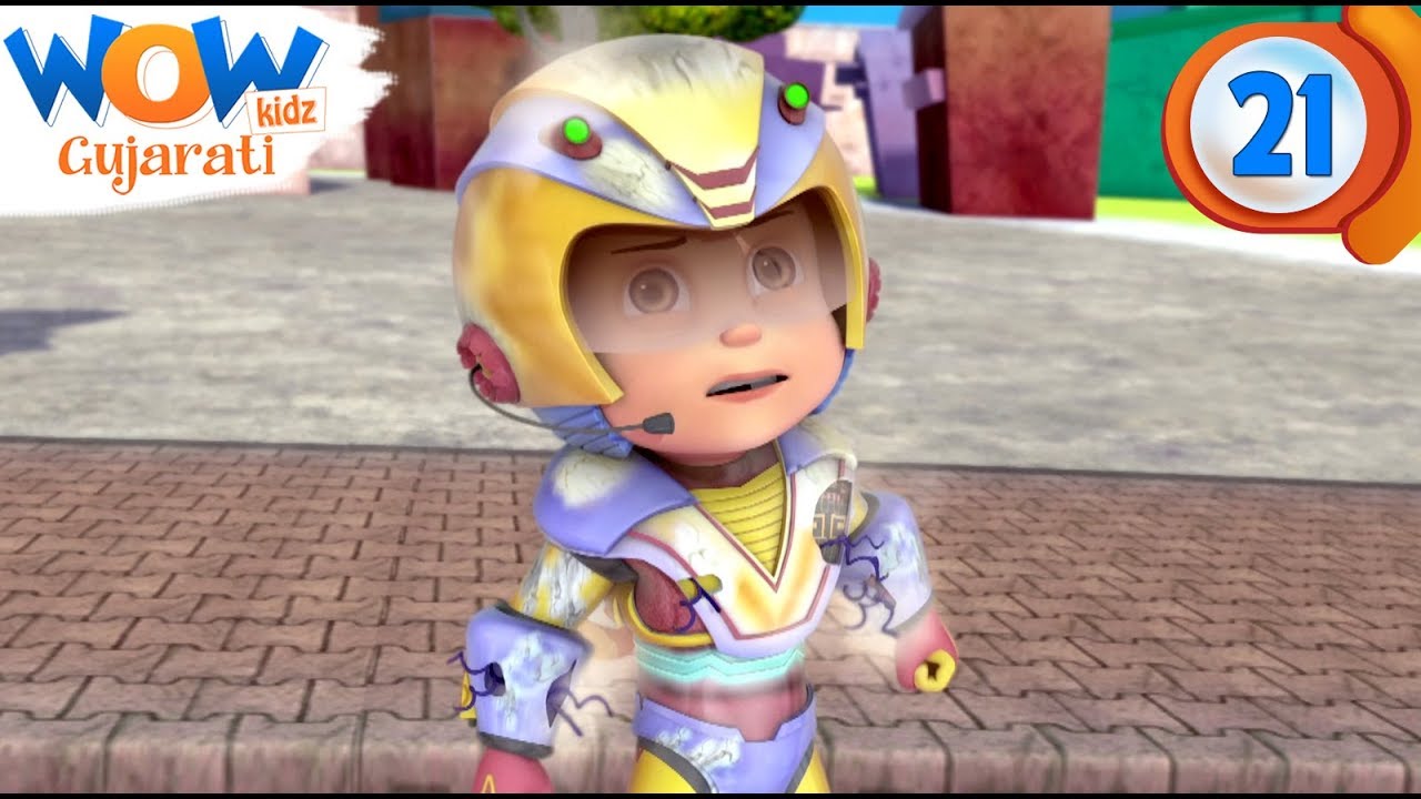 VIR Vs Dangerous 7 | Gujarati Cartoon | Vir The Robot Boy | Ep 21 | Gujarati Story | Bal Varta
