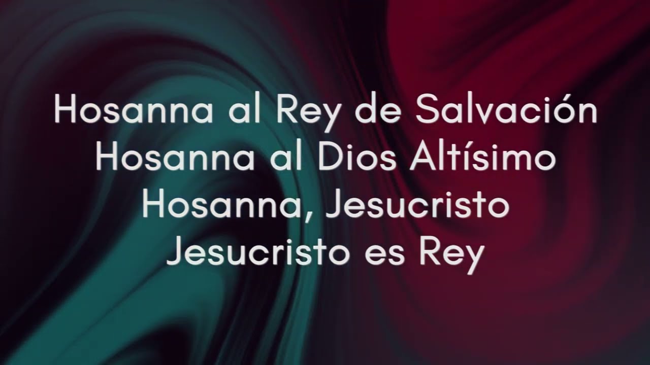 Hosanna PISTA Tono mujer - Tono bajo  Re _b mayor - Marco Barrientos  Canciones cristianas con letra