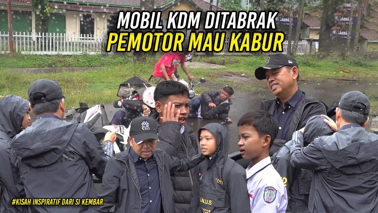 MOBIL DIT4BRAK DARI BELAKANG - YANG N4BRAK MAU KABUR - KANG DEDI MINTA UNTUK CONTOH DEDI-DIDA