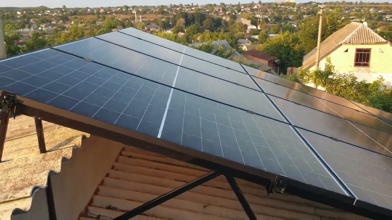 Принцип монтажу Сонячної Станції.   #сонячнаелектростанція #solar
