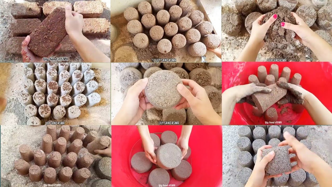 ASMR Edits NonStop Mini Shapes Texture Crumbling Compilation 🥰||Only Dry Crumbling ✨💥