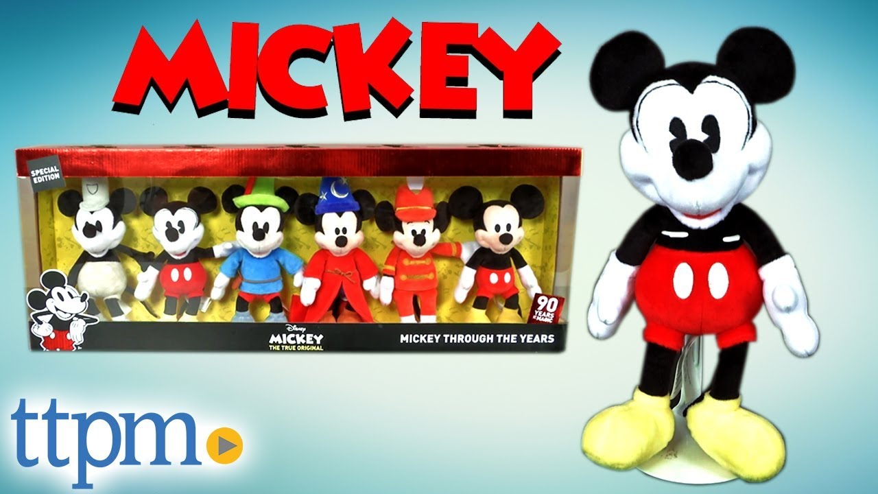 Коллекция мягких игрушек &laquo;Микки: Настоящий оригинал сквозь годы&raquo; от Just Play
