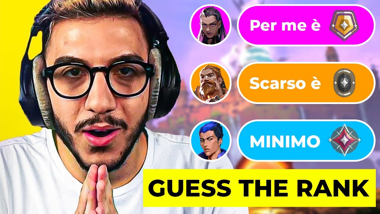 CHI INDOVINA PIÙ RANK DALLE CLIP VINCE 1000 Valorant Points | VALORANT ITA