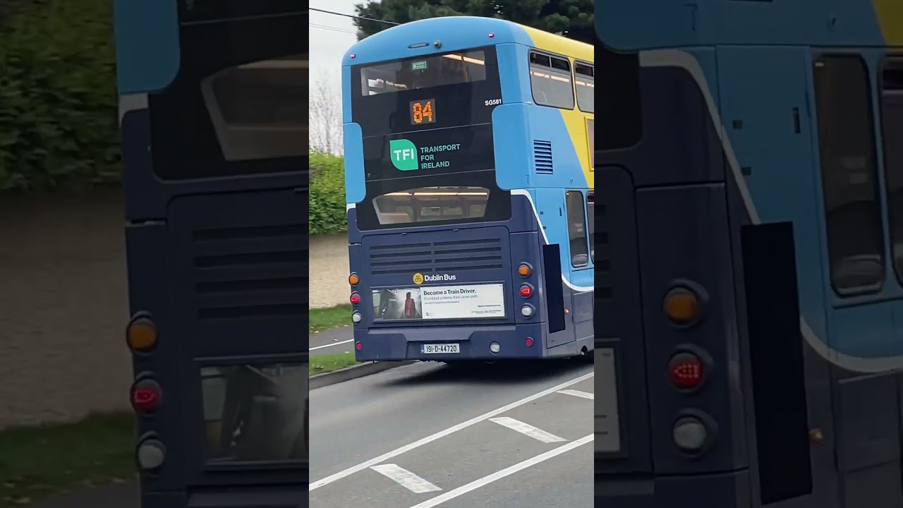 Dublin bus route: 84 | SG581 Wright eclipse Gemini 3 | 4/11/24 | Burnaby park,Greystones