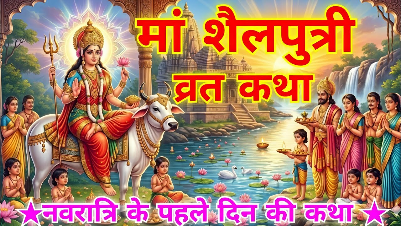 नवरात्रि व्रत कथा | मां शैलपुत्री व्रत कथा | Maa Shailputri Vrat Katha #navratri #नवरात्रि #vrat