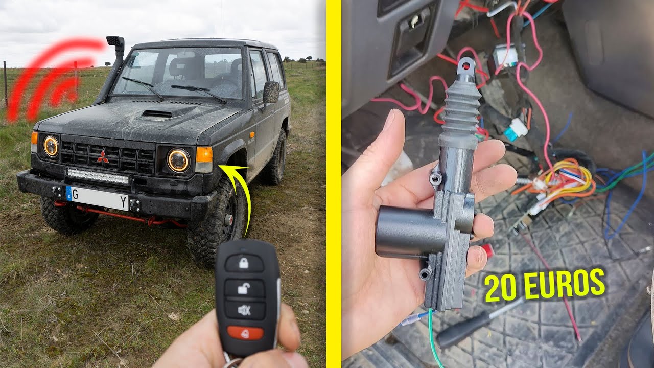 CIERRE remoto y ALARMA en cualquier COCHE POR 20€