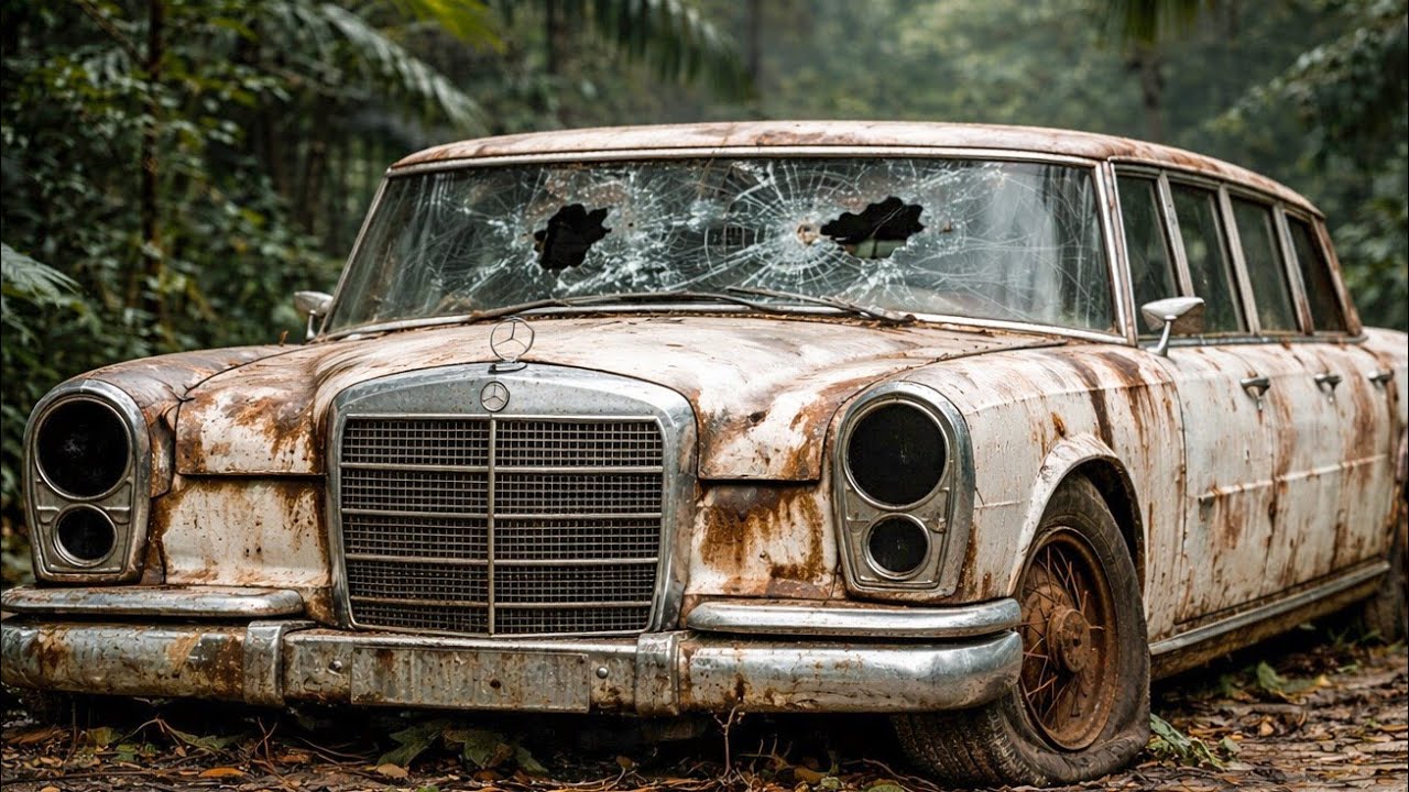 Oddly Satisfying  We Rescued a RARE 1960 Mercedes PULLMAN 600 Limousine Found in Amazon Jungle ASMR