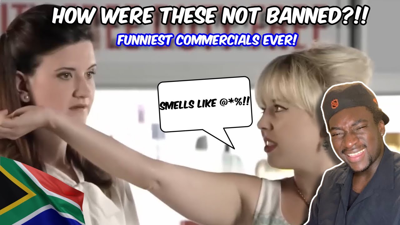 CANADIAN REACTS TO 10 FUNNY SOUTH AFRICAN COMMERCIALS! Beware (funny) #southafrica #amapiano #funny