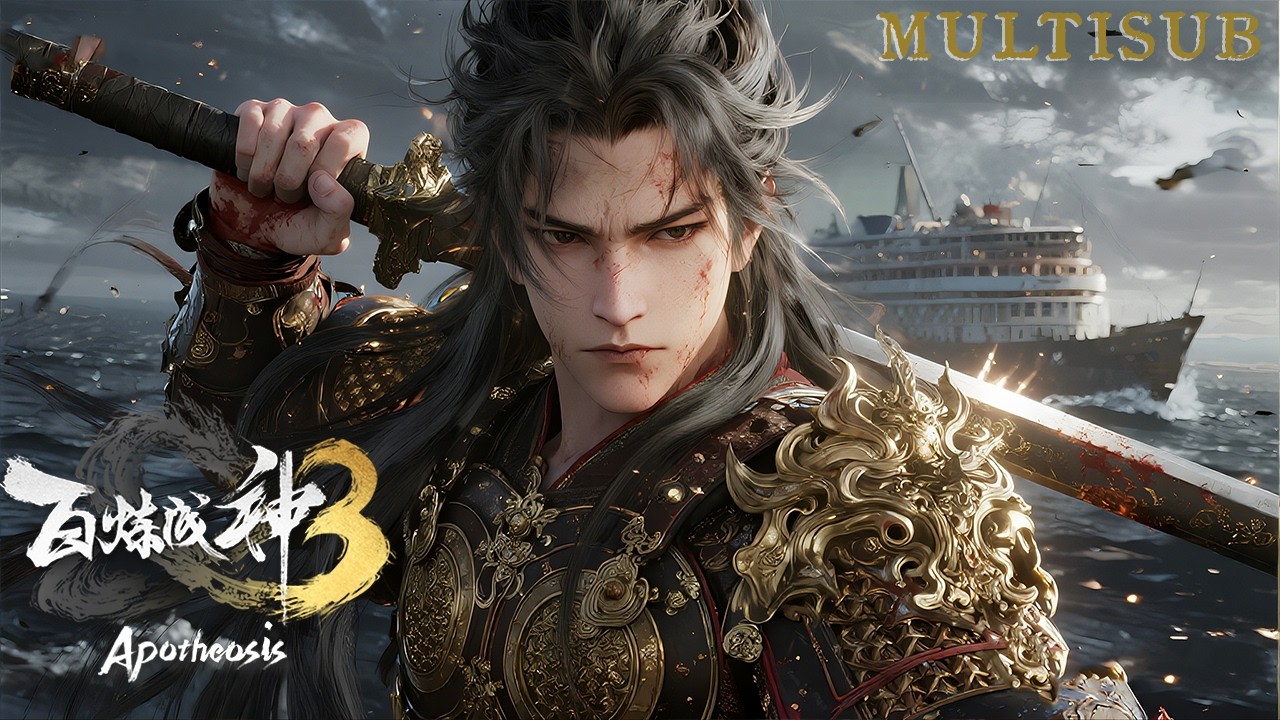▶【百炼成神3 Apotheosis3】💥 燃炸了！海上追殺大逃亡：他憑極限執行力擋萬箭齊發，守護核心底牌強行突圍！！#donghua #anime