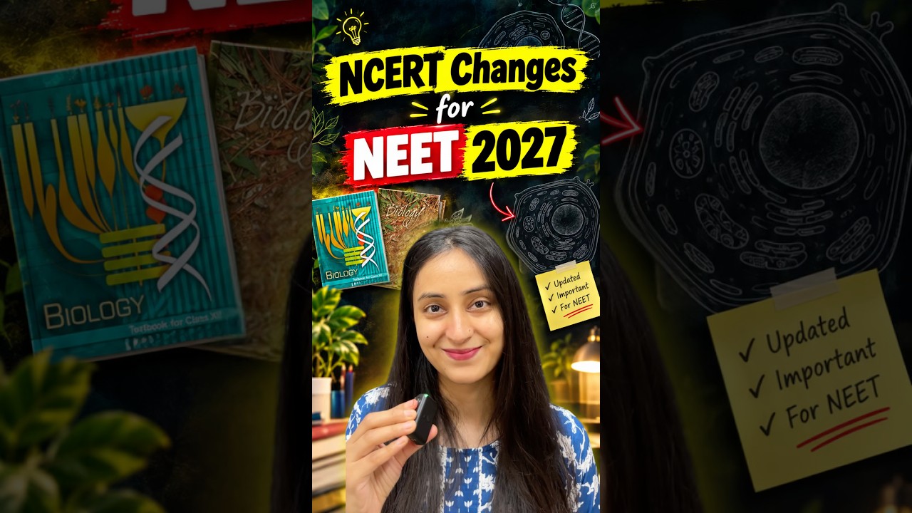 🚨NEET 2027: All Changes in New NCERT BIOLOGY #ncert #ncertbiology #neet #syllabus #neet2027 #fyp #yt