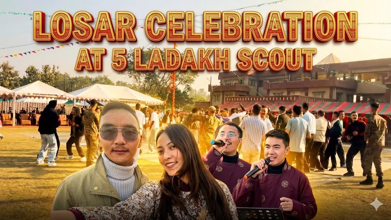 Celebrating Losar  🥳 at Chandigarh || 5 Ladakh Scout || #ladakhivlogger #ladakh #chandigarh 