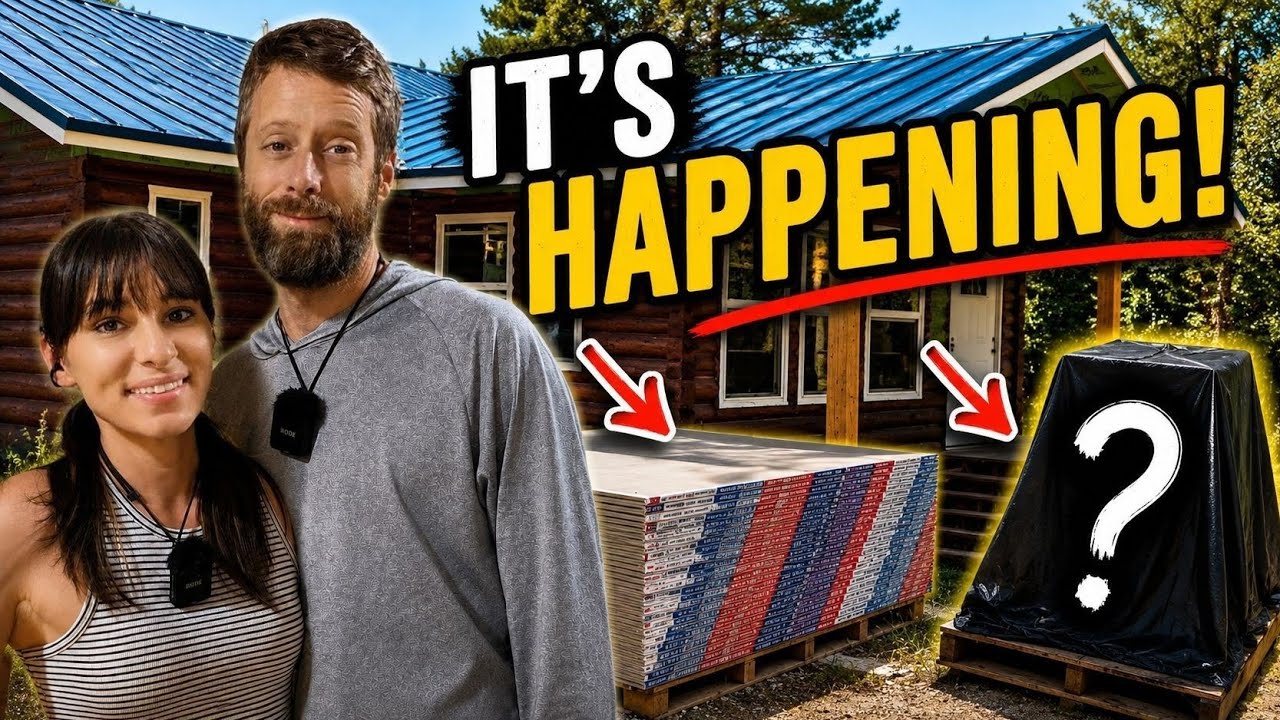 Our Cabin Build Just Leveled Up&hellip; SO MUCH Is Happening!