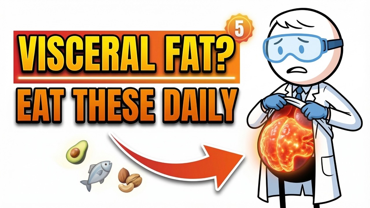 If You Have VISCERAL FAT, Eat These 5 Foods Every Day