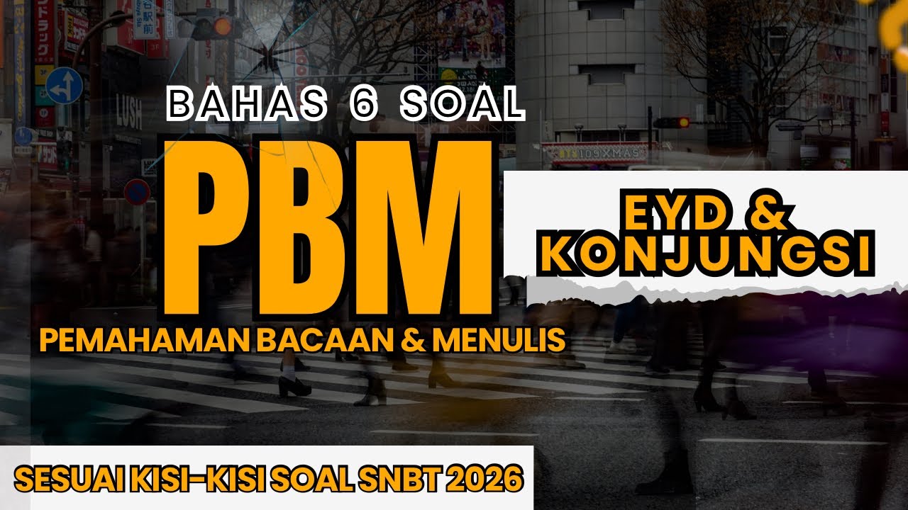 BAHAS 7 SOAL SNBT TENTANG EYD & KONJUNGSI  — AGAR CEPAT PAHAM
