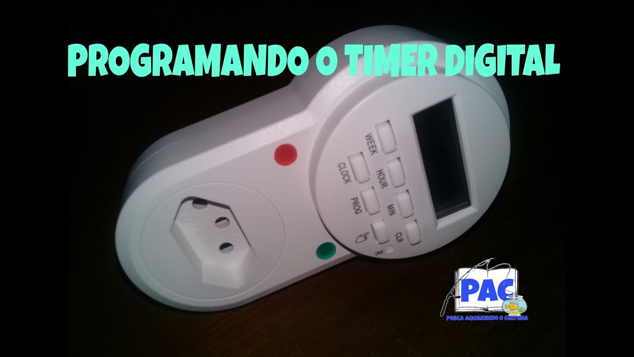 Programando o timer digital