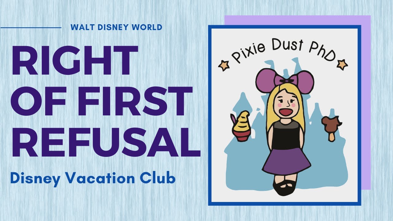 DVC Right of First Refusal | Disney Vacation Club Terms to Understand when Buying DVC Resale