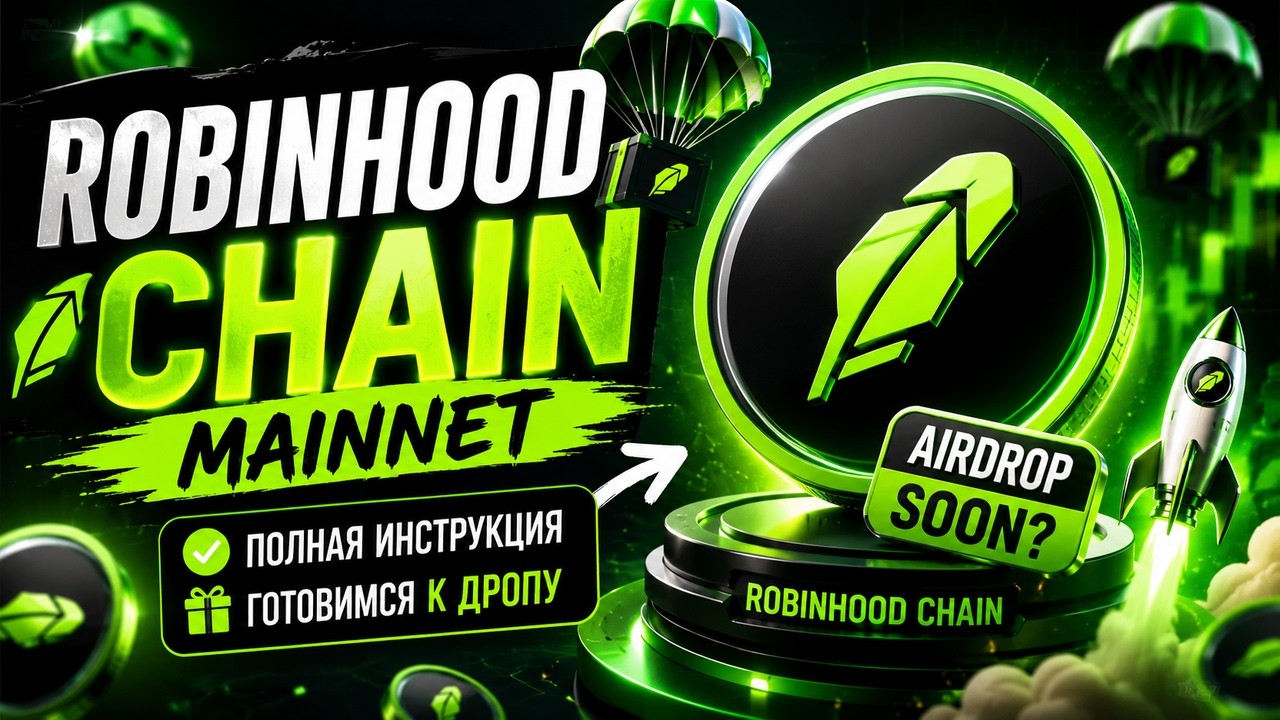 Robinhood Chain MAINNET | Полный гайд по фарму дропа 🚀 Все активности пошагово #ai #airdrop #web3
