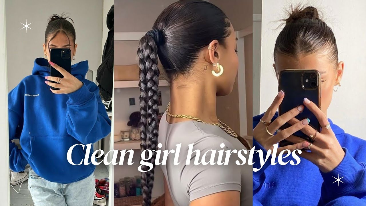 Slicked-Back Buns & Minimalist Hair Looks | TikTok’s Best Clean Girl Hairstyles ✨️