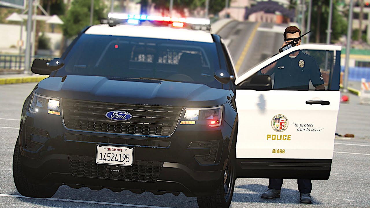 A Day in The Life of a LAPD Officer in GTA 5 RP