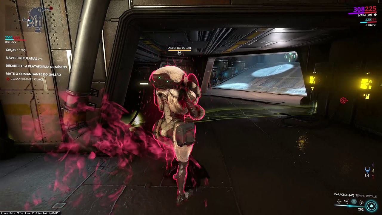 Farme de intrinsecos Railjack Warframe