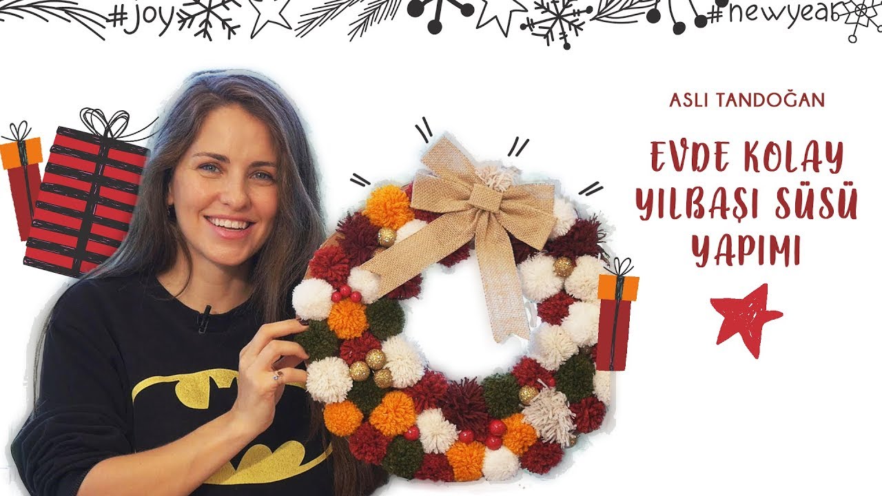 Evde Kolay Yılbaşı Süsü Yapımı | Kendin Yap | DIY - Aslı Tandoğan