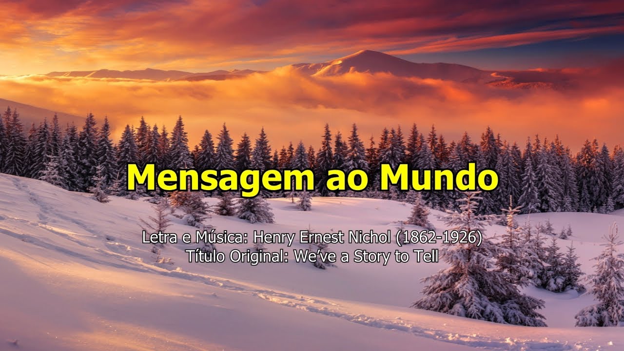 Hino IASD 327 - Mensagem ao Mundo (Playback)