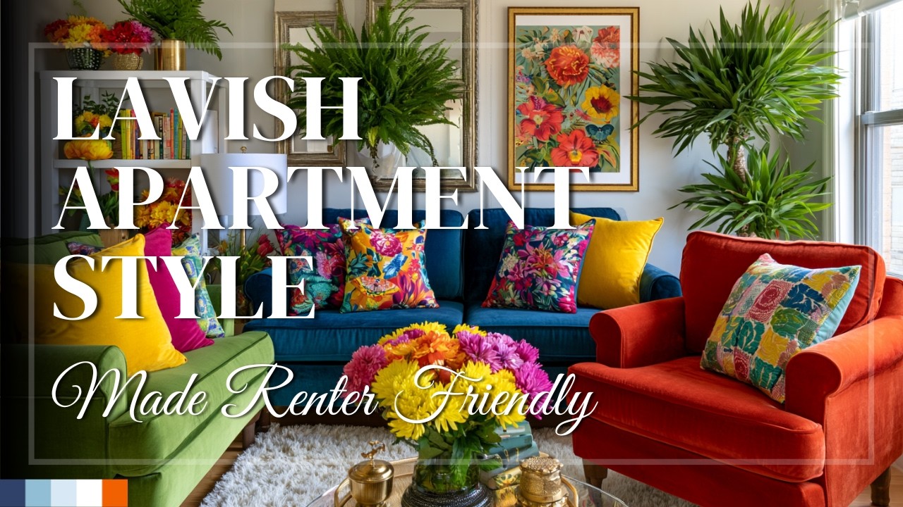 Renter-Friendly Maximalist Decor with Lavish Personality 🏠 Temporary Ideas for Colorful Interiors