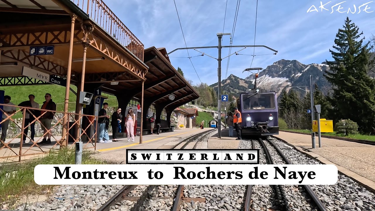 Driver View - Montreux to Rochers de Naye Switzerland | Train Cab Ride | 4K HDR Video