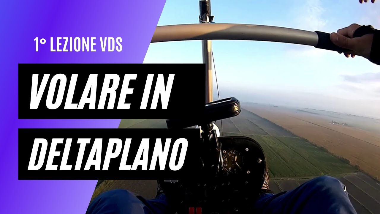 Volo deltaplano motore 1° Lezione  VDS - 45 min