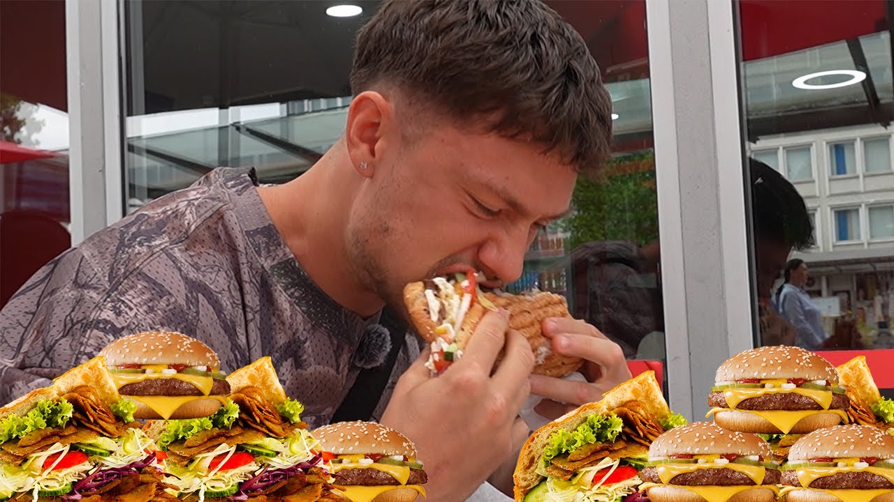 Çka kom hangër për 2 orë?😵🥙🍔🍦