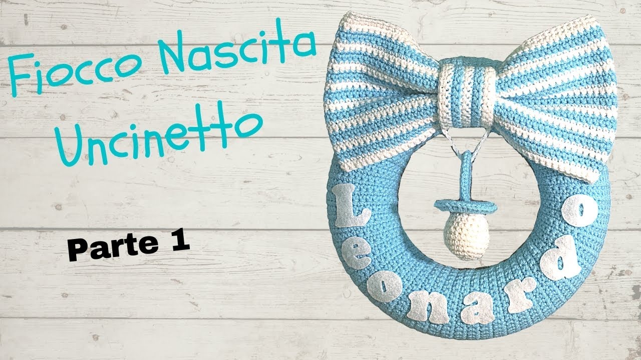TUTORIAL FIOCCO NASCITA ALL'UNCINETTO  *PARTE1*