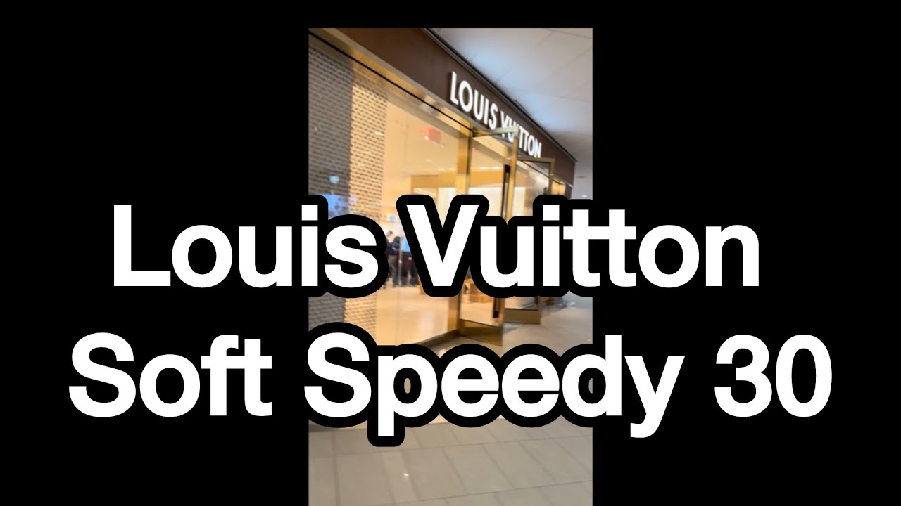 Louis Vuitton Soft Speedy 30 in Empreinte Leather