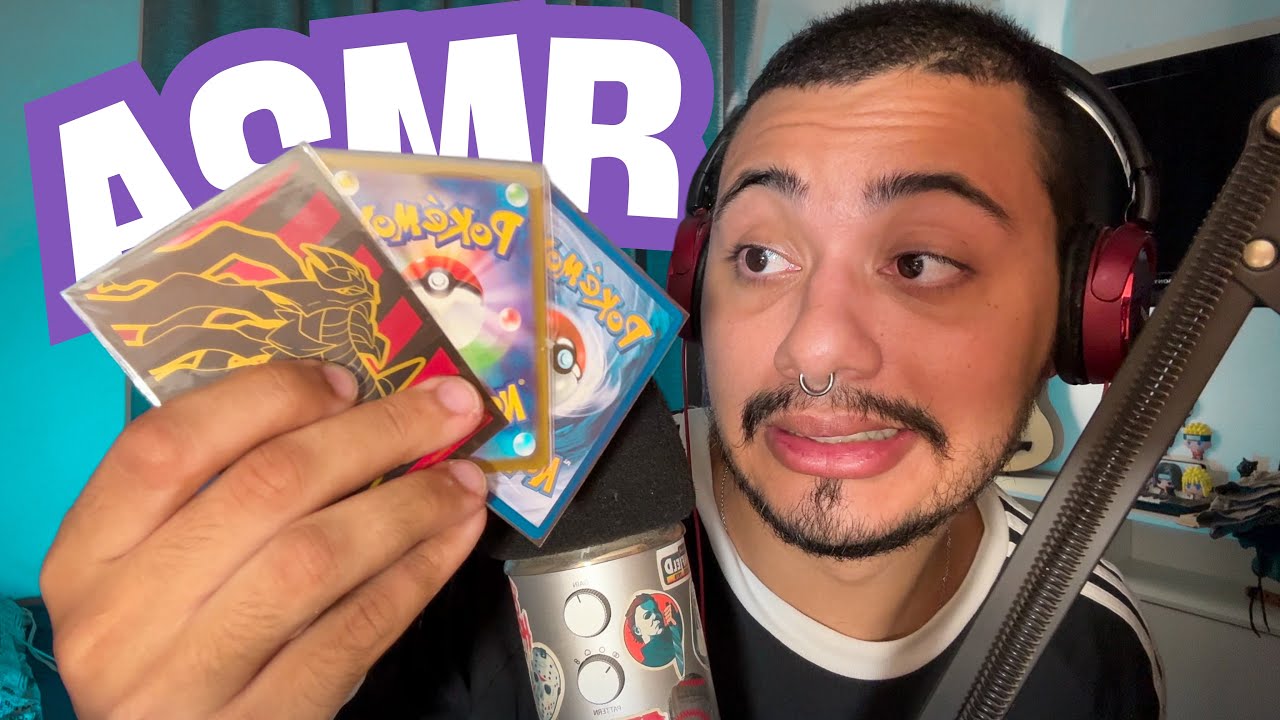 ASMR MOSTRANDO MINHAS CARTINHAS 🤓