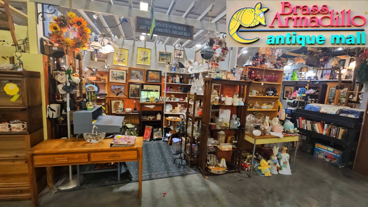BRASS ARMADILLO ANTIQUE MALL WALKTHROUGH 2025
