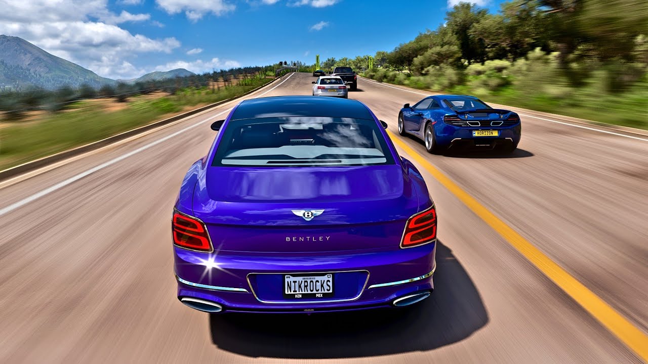 BENTLEY FLYING SPUR VS  PREMIUM SEDANS - FORZA HORIZON 5 #forzahorizon5 
