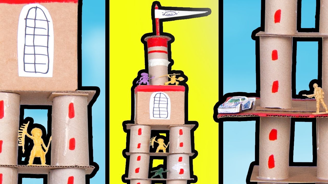 Toilet Roll Tower | DIY Craft Ideas for Kids