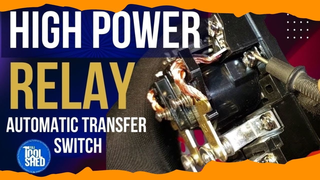 HIGH POWER ELECTROMAGNETIC HEAVY DUTY RELAY - (ATS) Paano ang tamang pag wiring (tutorial)