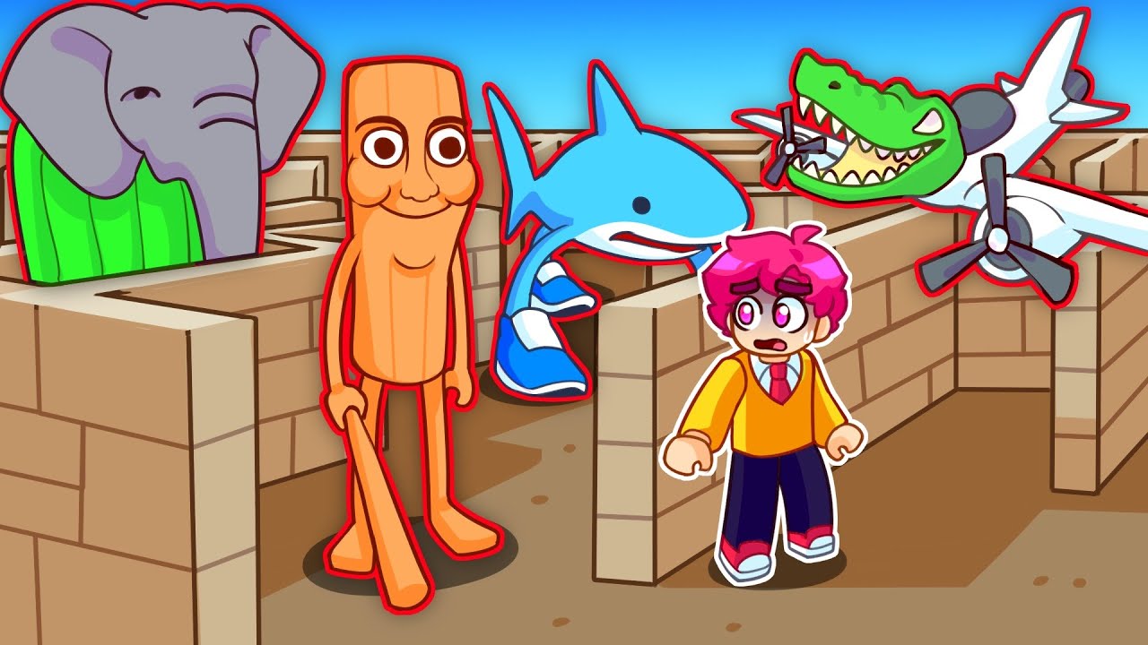 Hiha Cố Gắng tho&aacute;t khỏi M&Ecirc; CUNG BRAINROT trong Roblox 🤣