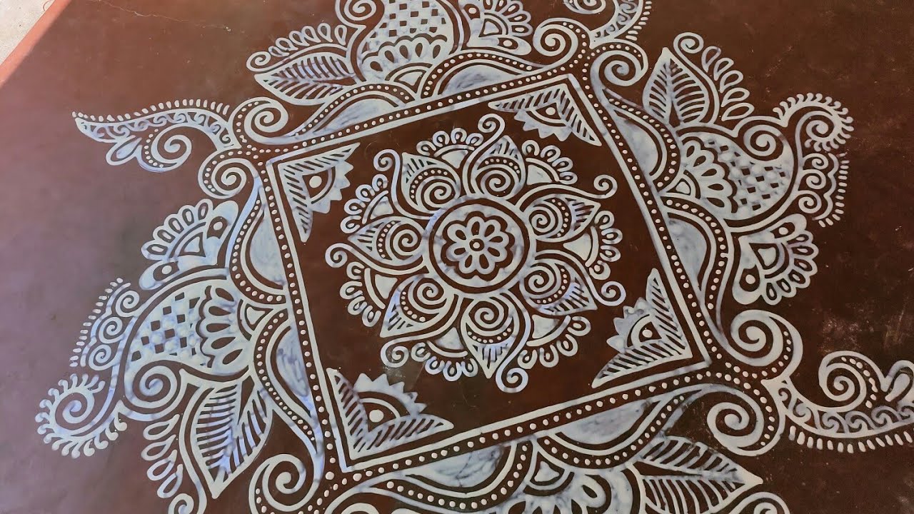 Beautiful Alpona design